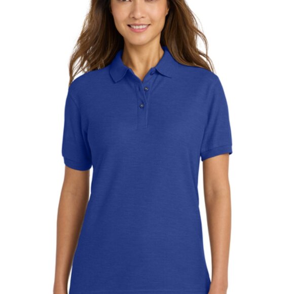 Port Authority® Women's Silk Touch™ Polo royal blue, medium - Picture 2 of 3
